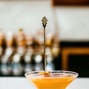 Lot of 6 MARTINI Picks Angels Envy Gold Shafts Cocktail Picks Cocktail Stirrer